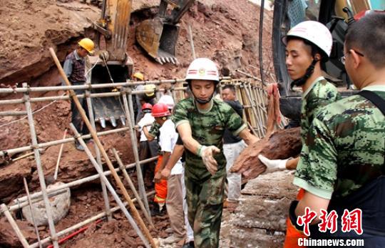 四川广元一建筑工地发生坍塌事故 1人被埋遇难
